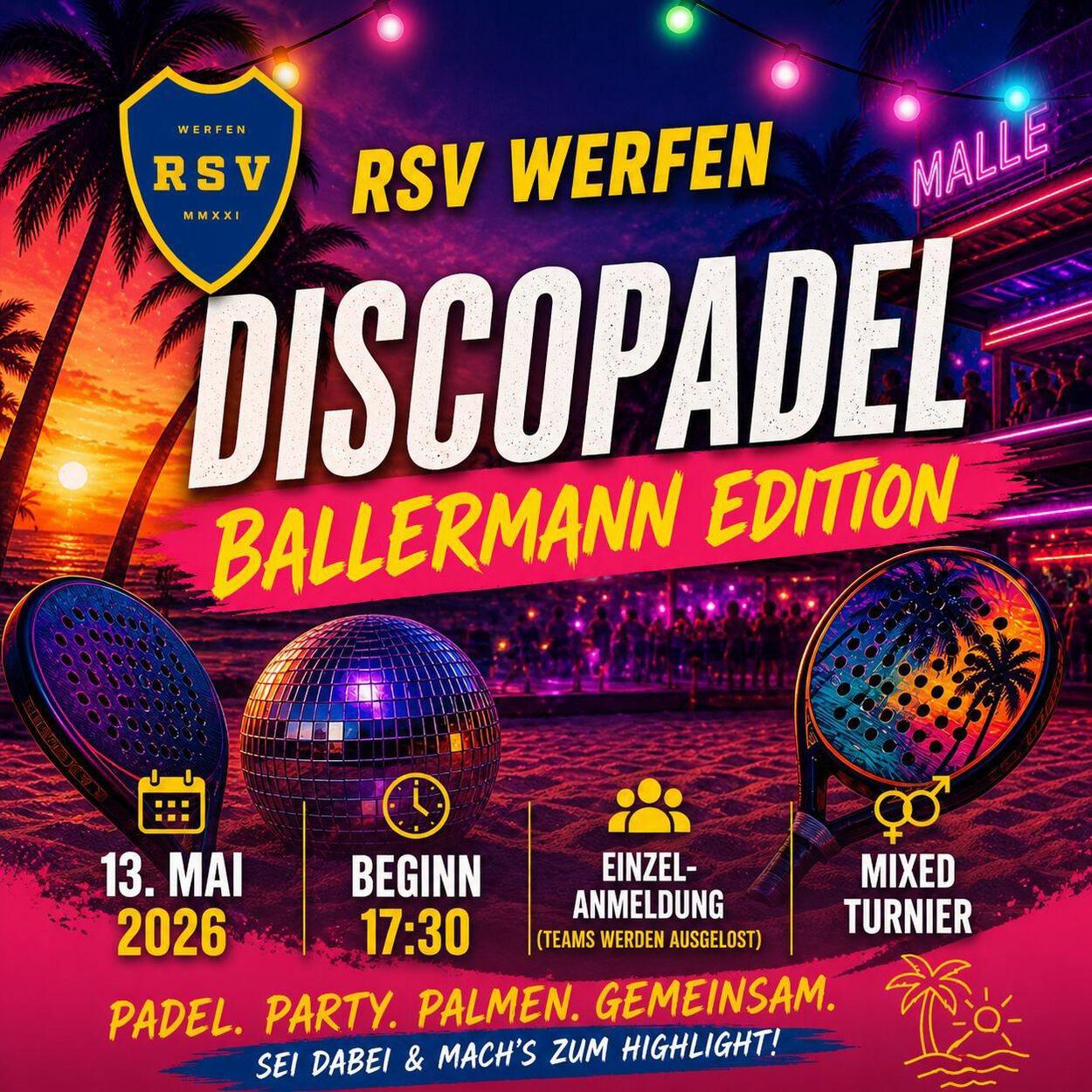 Discopadel Ballermann Edition